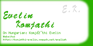 evelin komjathi business card